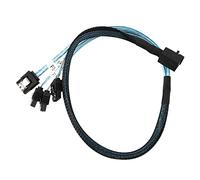 Tskcvy Cable Interno Mini SAS una SATA, SFF-8643 una SATA Salida hacia Adelante Compatible con el Disco Duro del Controlador (1,6 Pies)