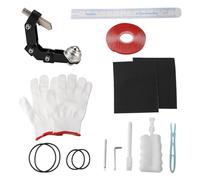 Tskcvy Cortador de de Vidrio de, Herramienta de Bricolaje, Kit de Corte de Vidrio RáPido PortáTil, Cortadora de Cuadradas y Redondas con Accesorios