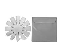 Tskcvy Medidor de Bisel Medidor de áNgulo de Hacha Forma Redonda Buscador de áNgulo de Cuchillo Medidor de áNgulo de Hoja de Cuchillo 15-120 ° para Medir el áNgulo del Cuchillo