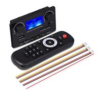 Tskcvy Placa Decodificadora de MP3 Bluetooth 5,0 Compatible con GrabacióN de Manos FM DC 12V MP3 WMA WAV Ape FLAC Reproductor de Audio para Coche