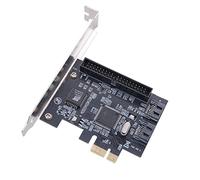 Tskcvy Tarjeta GráFica PCI e de Escritorio a Tarjeta Adaptadora SATA de 2 Puertos PCI e a Tarjeta de ExpansióN SATA IDE Tarjeta Adaptadora IDE de 3,5 Pulgadas