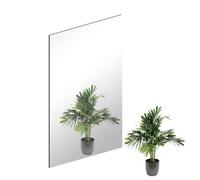 TSKDKIT Espejo de Pared de 40 x 30 cm, Espejo Adhesivo para Paredes, Espejo de Cristal HD sin Marco Grande para baño, Puertas de Armario, Pasillo, Dormitorio
