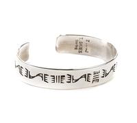 Tskies"Bear Journey" Navajo Pulsera de plata de ley para mujer con sello de puño Native American Made