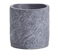 TSKIQQLQ Macetas para Plantas Maceta con Raya de Piedra, Elegante macetero Interior/Exterior for Dormitorio, Sala Estudio Regalos para Amantes de Las Plantas(L)