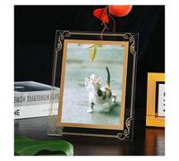 TSKIQQLQ Marcos decorativos para fotos plata tablero del montaje de los marcos 8.3x11.7 for el paisaje la foto retrato Regalos para el hogar(Gold,6x8)