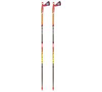 TSL Outdoor - Bastones de trail/running - Trail C4 Cork Cross Fire Sht - Talla 130 cm - Naranja Naranja 130 cm