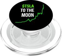 TSLA To The Moon Teslanaire Tslanaire Graph Stocks PopSockets PopGrip para MagSafe