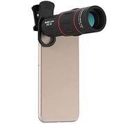 TSMBIKE Monocular, Universal Externo HD Foto Fotografía Enfoque Ajustable Inteligente 18X Teléfono Móvil Teleobjetivo Telescopio Cabeza Buena