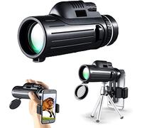 TSMBIKE Monoculares para Adultos observación de Aves, telescopio monocular para teléfono móvil con monoculares de Alta Potencia Gran Angular 40x60 para observación de Aves,