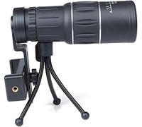 TSMBIKE Telescopio monocular 16X52, telescopio monocular de Doble Enfoque Binoculares con Zoom 16x Alcance HD de 66M / 8000M Lente Ocular de Longitud de Enfoque Ajustable Adecuad