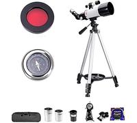 TSMBIKE Telescopio monocular 8-12 para niños Telescopio astronómico para niños Monocular de Cielo Educativo para niños Refractor Compacto para Principiantes Telescopio terrestre