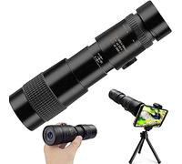 TSMBIKE Telescopio Monocular para Smartphone 4k 10-300x40mm - Telescopio Monocular para Adultos Telescopio Monocular Zoom para Teléfono Impermeable A Prueba de Niebla HD Enfoque