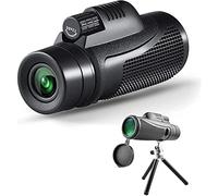 TSMBIKE Telescopio Telescopio monocular de Alta Potencia con Soporte para teléfono Inteligente y trípode, monoculares para Adultos, telescopio monocular para teléfono móvil con