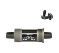 TSMORY 2. Tornillo de repuesto cuadrado de pedalier sellado, componente de ciclismo, agujero cuadrado, cigüeñal, cojinete de sello para pieza de bicicleta