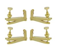 TSMORY 4 piezas de afinador fino de violín de metal, ajustador de cuerda, accesorios de instrumentos de cuerda, duraderos