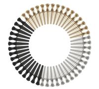 TSMORY 48 clavijas de metal portátiles para cribbage con diseños cónicos para tablero de 1/8 agujeros, clavijas de metal para juego tradicional
