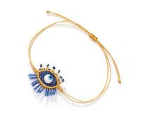 TSMORY Abalorio de cristal ajustable hecho a mano para parejas, ligero, unisex, joyería para uso diario, amistad, cristal blanco, talla única, como se describe