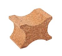 TSMORY Base de soporte de cuello para guitarra, bajo, mandolina, soporte para cuello, base de madera de corcho, herramienta luthier de 2 alturas de uso