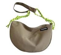 TSMORY Bolso cruzado de cuerda trenzada para mujeres y hombres, bolso de hombro único con forma de luna con interior espacioso, Green, As shown in the figure