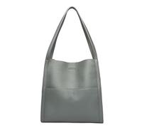 TSMORY Bolso de hombro versátil para mujer, bolso de mano de gran capacidad, color sólido, para niñas y mujeres, Green, As shown in the figure