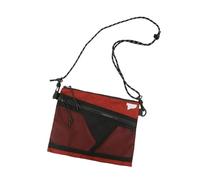 TSMORY Bolsos cruzados reflectantes para senderismo al aire libre, impermeables, ligeros, de moda, para mujeres y hombres, bolsas cruzadas de senderismo al aire libre, Red