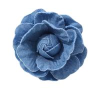 TSMORY Broche de forma elegante con forma de flor, pin de solapa étnico, vacaciones festivas para ella, As shown in the figure, Mezclilla