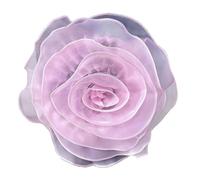 TSMORY Broches grandes de flores de rosas para mujer, hechos a mano, de tela, flores, para solapa, ramillete, joyería de moda, accesorios para abrigos, Size reference picture, tela