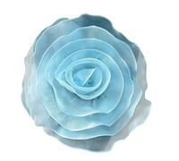 TSMORY Broches grandes de flores de rosas para mujer, hechos a mano, de tela, flores, para solapa, ramillete, joyería de moda, accesorios para abrigos, Size reference picture, tela
