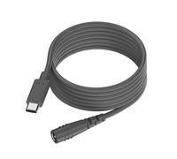 TSMORY Cable de alimentación profesional tipo C DC5521, cable de carga universal para dispositivo, PVC flexible para oficina, hogar, viajes, uso ligero tipo C