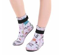 TSMORY Calcetines de agua para niños, calcetines de arena antideslizantes, térmicos, deportes acuáticos, natación, surf, calcetines de agua para niños