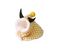 TSMORY Capa cálida para loros, forro de felpa cálida, divertidas capas con cuernos para pájaros, clima de invierno y reunión de vacaciones, disfraz de loros