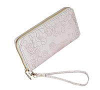 TSMORY Cartera larga para mujer, estilo coreano, con ranuras para tarjetas, gran capacidad, monedero de mano, Gray, As shown in the figure