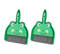 TSMORY Cepillo denso con combinación de recogedor de polvo, cepillo modificable, diseño compacto de ahorro de espacio, escoba de escritorio y recogedor, herramienta de limpieza que ahorra espacio