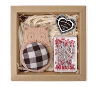 TSMORY Cojín de costura de hilo de seda de felpa suave con 100 pines surtidos para proyectos y alfileres chapados en hierro