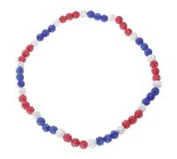 TSMORY Collar de béisbol atlético con diamantes de imitación, cadena de clavícula, elegante accesorio deportivo para atletas competitivos, 50cm, arcilla