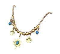 TSMORY Collar vintage de octagrama de árboles de la vida, elegante joyería para mujer, aleación simbólica, accesorio de diseño único inspirado en el collar