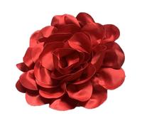 TSMORY Elegante pin de solapa hecho a mano de 24 cm, hermoso broche de solapa de satén con flores, delicado broche de joyería para el trabajo y los negocios, As shown in the figure, Satén