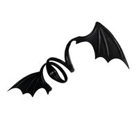 TSMORY Gargantilla gótica punk con alas de murciélago para mujer con longitud de cadena ajustable, diseños de materiales de piel sintética resistente