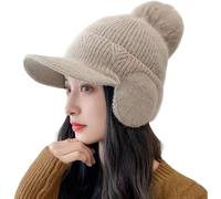 TSMORY Gorro de béisbol para mujer, diseño de dibujos animados, divertido, para espectáculos de conciertos de ídolos, sombrero Ushanka para adultos, caqui, XS-XL