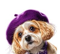 TSMORY Gorro de lana para mascotas, para paseos por la ciudad, salidas al parque y reuniones familiares, gorro de lana para uso diario, accesorio de fotos, sombrero de lana para perros y gatos