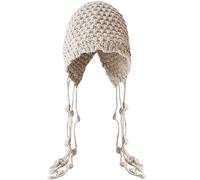 TSMORY Gorro peruano de invierno para mujer, con orejeras, sherpas y borlas de punto, Como se muestra en la figura, XS-XL