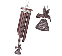 TSMORY Juego de 1 peaje aéreo personalizable que incluye tubos de aluminio de 32 pulgadas, cadena de tobillo, plan de vida y protección inmune a la intemperie para carillones impermeables tranquilos