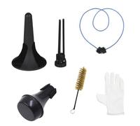 TSMORY Juego de cepillos para instrumentos musicales de mantenimiento de cornetas para trompeta, cepillo de serpiente