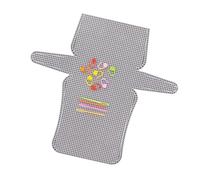 TSMORY Juego de sábanas de lona acrílica de malla para bordado y ganchillo, bolso cruzado, bolso, fabricación de proyectos de manualidades, Juego de 2 tamaños, 22cm*12.5cm*12.5cm