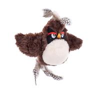 TSMORY Juguete interactivo para gatos de pájaro simulado, juguete para perro, recargable, chirping aleteo, pájaro activado por tacto, juguete interactivo para pájaros