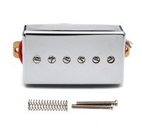 TSMORY Pastilla de doble bobina para guitarra eléctrica, pastilla de cuello Humbucker para guitarra eléctrica, textura de metal para guitarra eléctrica