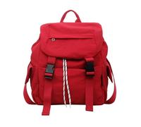 TSMORY Preppys - Mochilas casuales para mujer, ligeras, de nailon, para la escuela, viajes, bolso pequeño, bolso de mano, mochila de viaje, Red