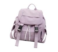 TSMORY Preppys - Mochilas casuales para mujer, ligeras, de nailon, para la escuela, viajes, bolso pequeño, bolso de mano, mochila de viaje, Purple