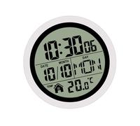 TSMORY Reloj de ducha colgante resistente al agua con succión de temperatura, reloj de hora en la ducha, impermeable, relojes de pared para baño, funciona con pilas, resistente al agua