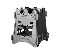 TSMORY Soporte plegable desmontable para picnic al aire libre, estufa, camping, senderismo, olla plegable para quemador de acceso a estufa de leña